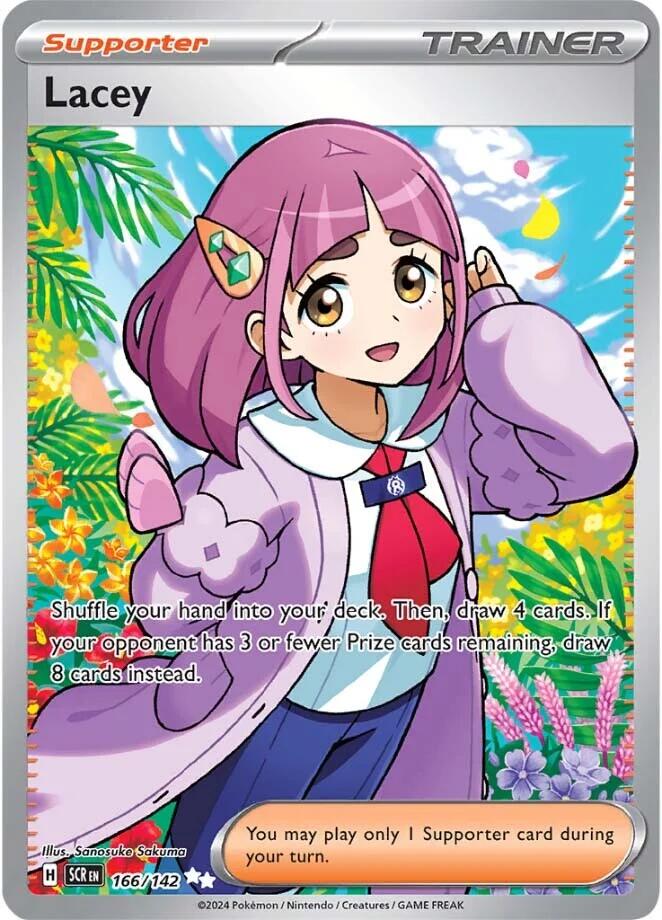 Lacey (166/142) [Scarlet & Violet: Stellar Crown] | Dumpster Cat Games
