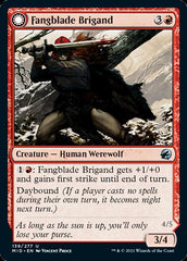 Fangblade Brigand // Fangblade Eviscerator [Innistrad: Midnight Hunt] | Dumpster Cat Games