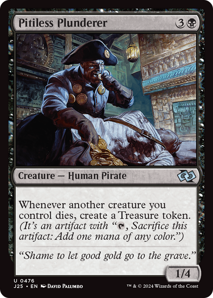 Pitiless Plunderer [Foundations Jumpstart] | Dumpster Cat Games