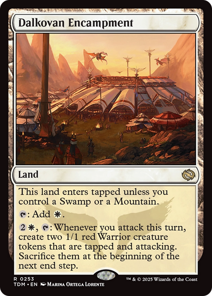 Dalkovan Encampment [Tarkir: Dragonstorm] | Dumpster Cat Games