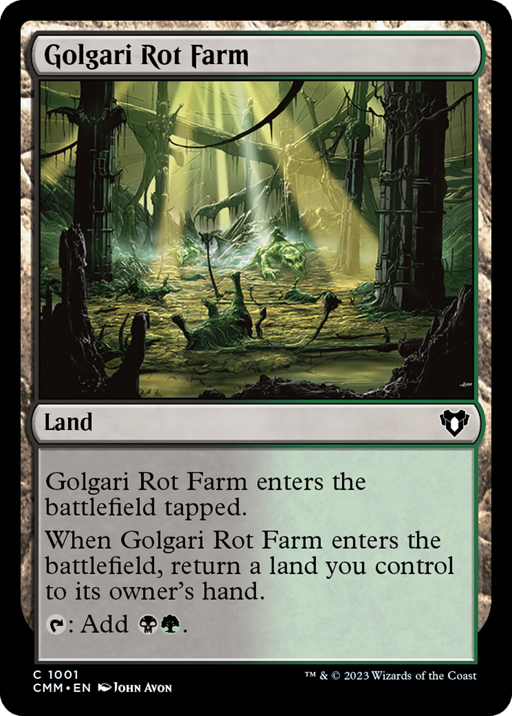Golgari Rot Farm [Commander Masters] | Dumpster Cat Games