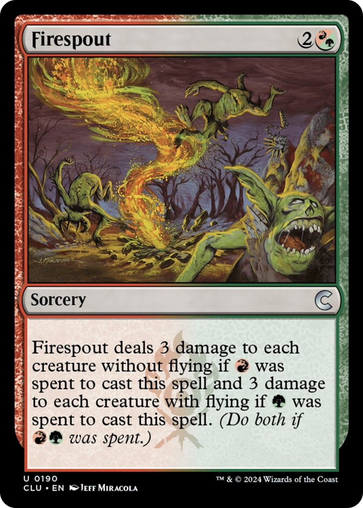 Firespout [Ravnica: Clue Edition] | Dumpster Cat Games
