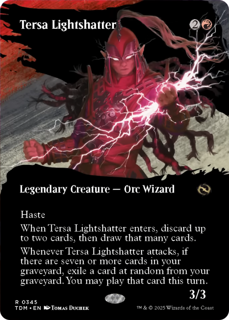 Tersa Lightshatter (Borderless) [Tarkir: Dragonstorm] | Dumpster Cat Games