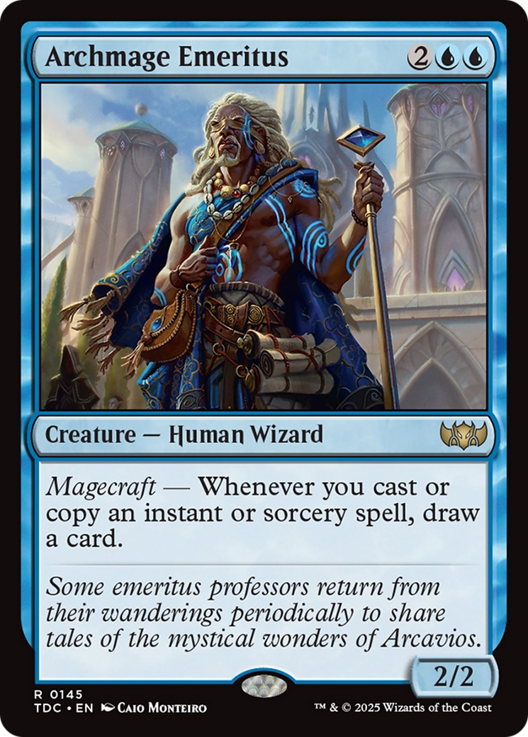 Archmage Emeritus [Tarkir: Dragonstorm Commander] | Dumpster Cat Games