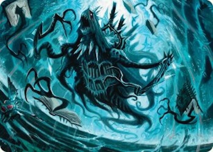 Overlord of the Floodpits Art Card [Duskmourn: House of Horror Art Series] | Dumpster Cat Games