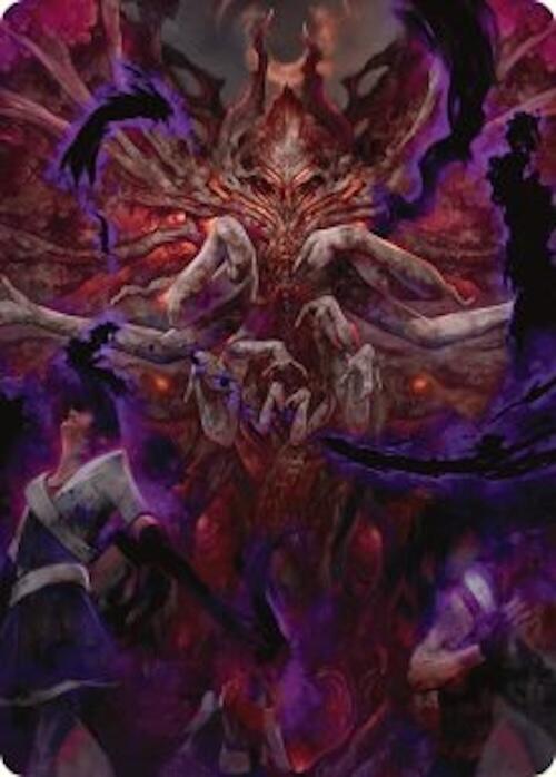 Damnation Art Card [Duskmourn: House of Horror Art Series] | Dumpster Cat Games