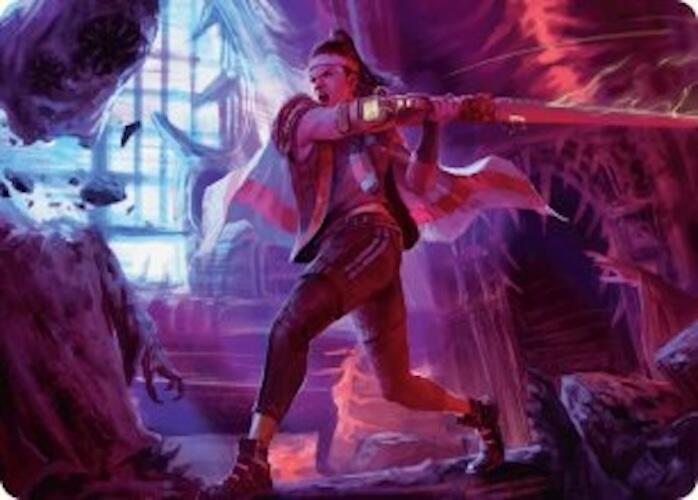 Diversion Specialist Art Card [Duskmourn: House of Horror Art Series] | Dumpster Cat Games