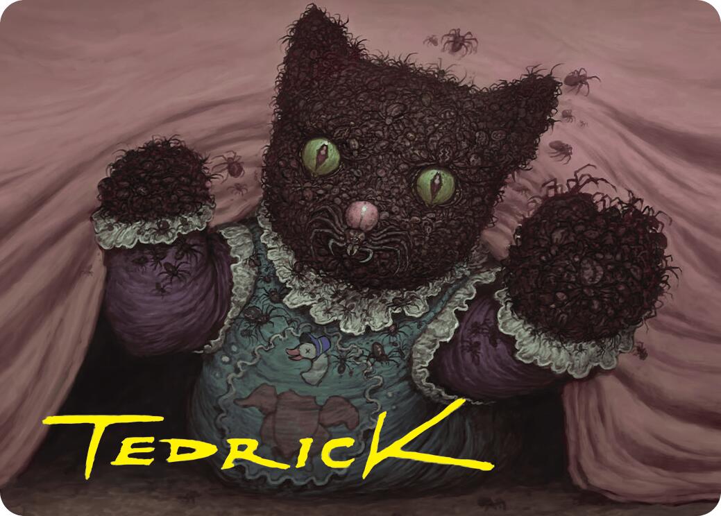 Twitching Doll Art Card (Gold-Stamped Signature) [Duskmourn: House of Horror Art Series] | Dumpster Cat Games