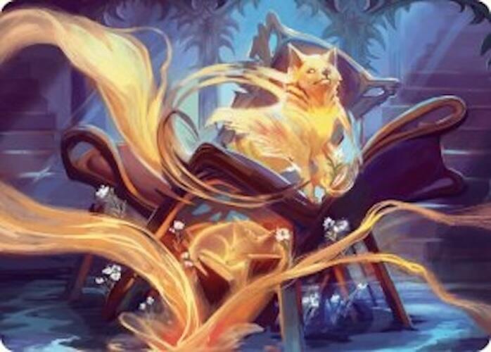 Inquisitive Glimmer Art Card [Duskmourn: House of Horror Art Series] | Dumpster Cat Games