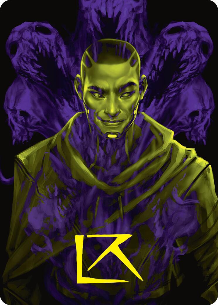 Kaito, Bane of Nightmares Art Card (Gold-Stamped Signature) [Duskmourn: House of Horror Art Series] | Dumpster Cat Games