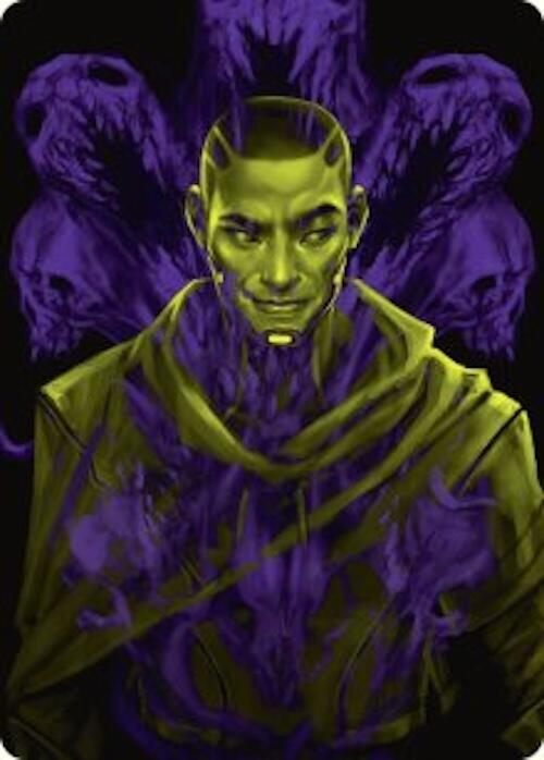Kaito, Bane of Nightmares Art Card [Duskmourn: House of Horror Art Series] | Dumpster Cat Games