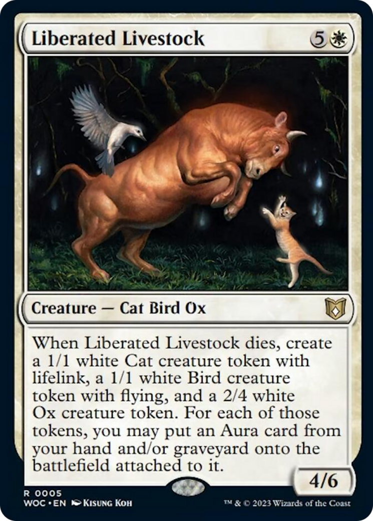Liberated Livestock [Wilds of Eldraine Commander] | Dumpster Cat Games