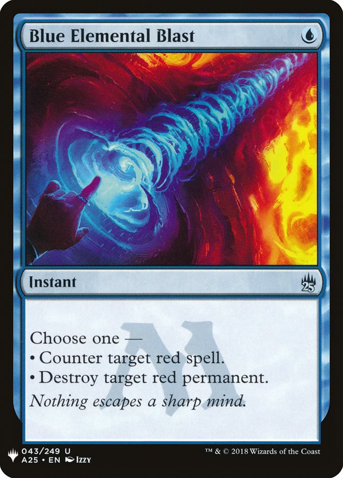 Blue Elemental Blast [Mystery Booster] | Dumpster Cat Games