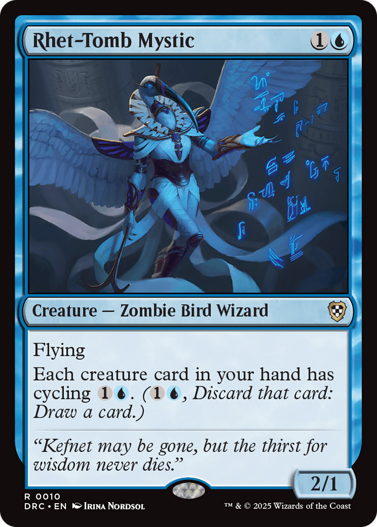 Rhet-Tomb Mystic [Aetherdrift Commander] | Dumpster Cat Games