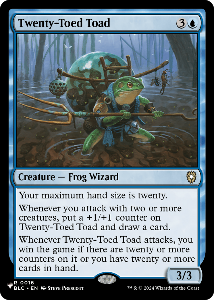 Twenty-Toed Toad [The List] | Dumpster Cat Games