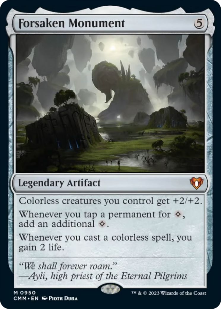 Forsaken Monument [Commander Masters] | Dumpster Cat Games
