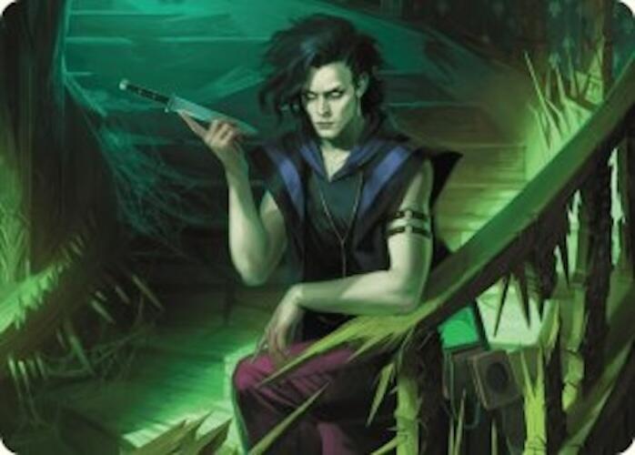Winter, Misanthropic Guide Art Card [Duskmourn: House of Horror Art Series] | Dumpster Cat Games