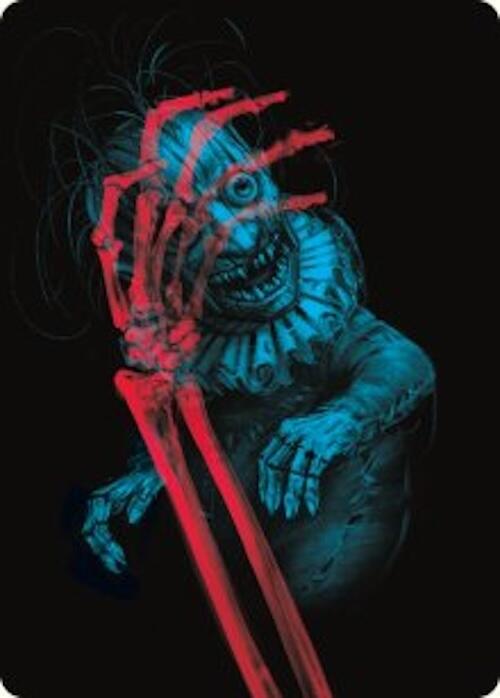 Marvin, Murderous Mimic Art Card [Duskmourn: House of Horror Art Series] | Dumpster Cat Games