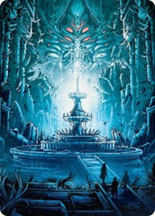 Island Art Card [Duskmourn: House of Horror Art Series] | Dumpster Cat Games