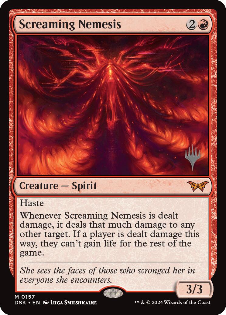 Screaming Nemesis (Promo Pack) [Duskmourn: House of Horror Promos] | Dumpster Cat Games