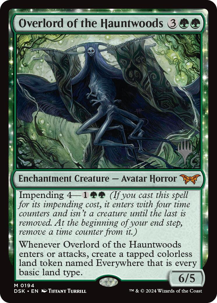 Overlord of the Hauntwoods (Promo Pack) [Duskmourn: House of Horror Promos] | Dumpster Cat Games