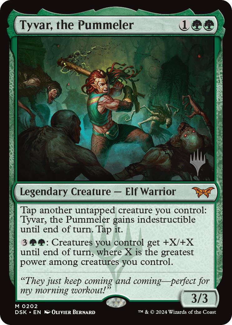 Tyvar, the Pummeler (Promo Pack) [Duskmourn: House of Horror Promos] | Dumpster Cat Games