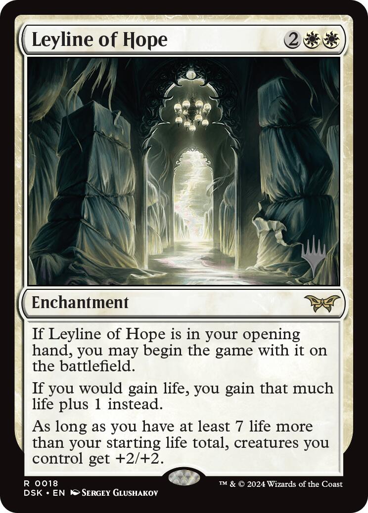 Leyline of Hope (Promo Pack) [Duskmourn: House of Horror Promos] | Dumpster Cat Games