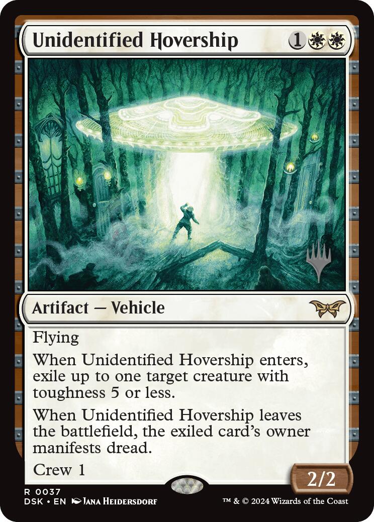 Unidentified Hovership (Promo Pack) [Duskmourn: House of Horror Promos] | Dumpster Cat Games