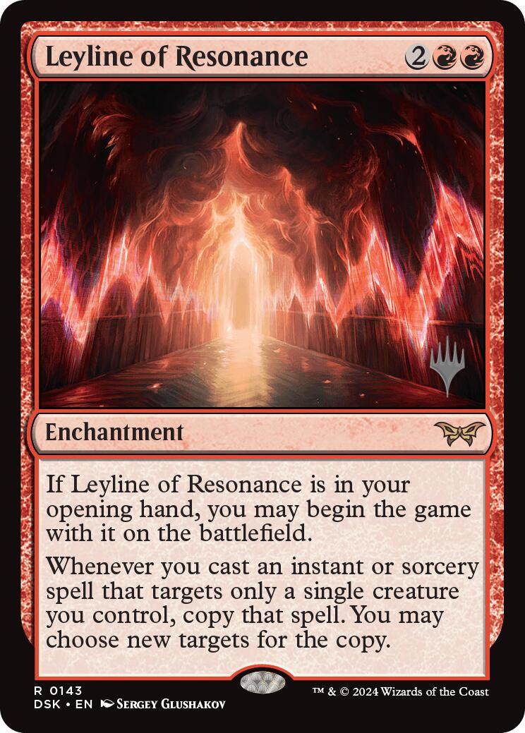 Leyline of Resonance (Promo Pack) [Duskmourn: House of Horror Promos] | Dumpster Cat Games