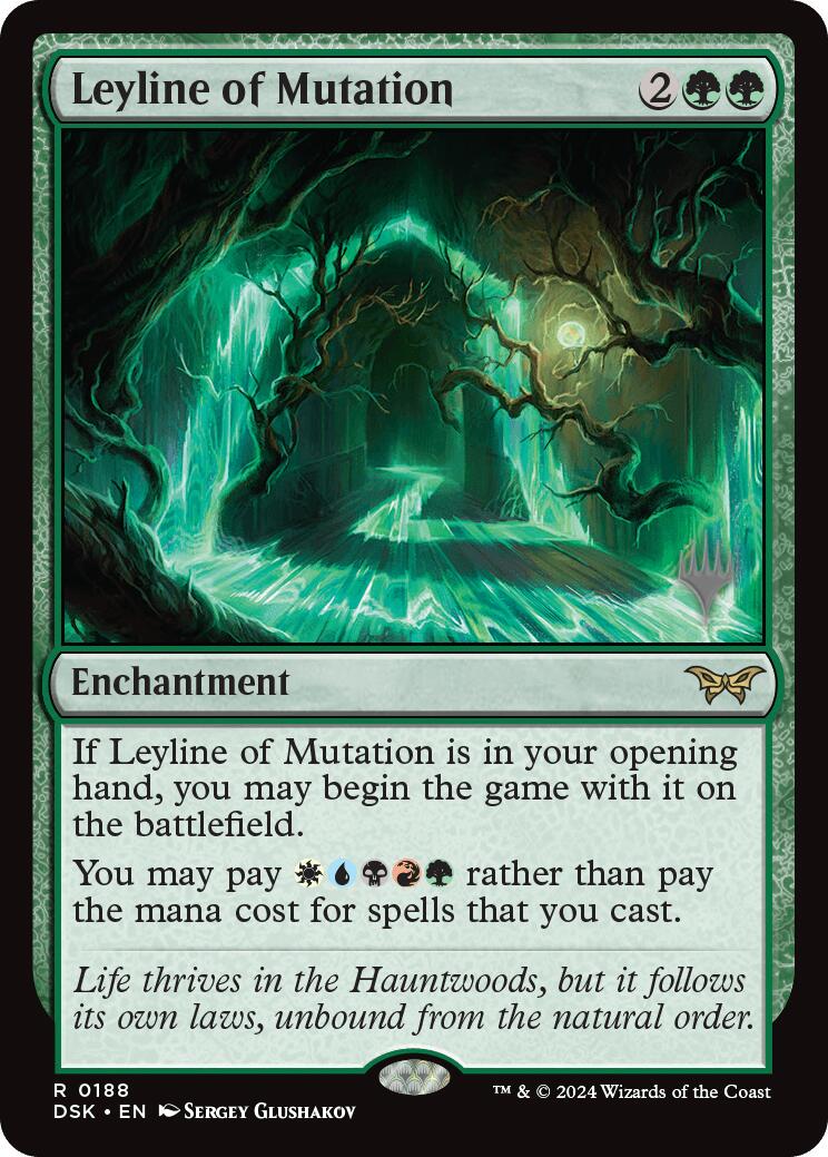 Leyline of Mutation (Promo Pack) [Duskmourn: House of Horror Promos] | Dumpster Cat Games