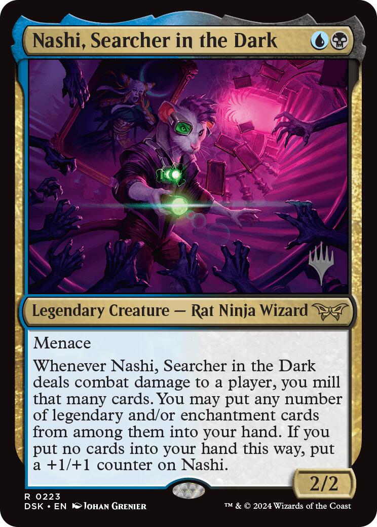 Nashi, Searcher in the Dark (Promo Pack) [Duskmourn: House of Horror Promos] | Dumpster Cat Games