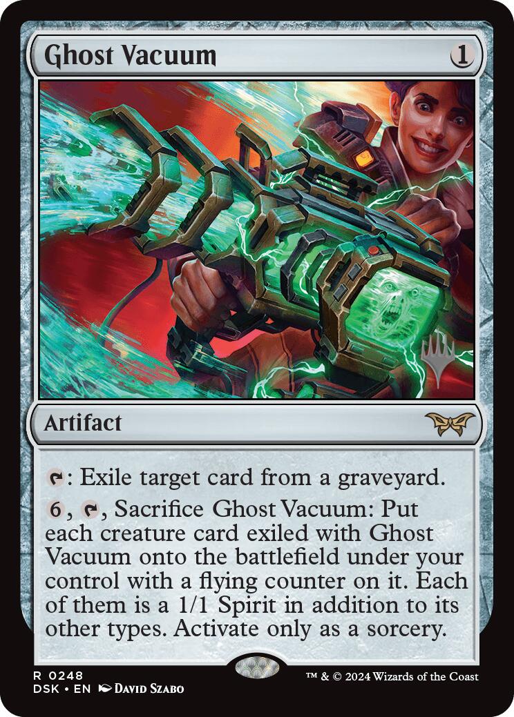 Ghost Vacuum (Promo Pack) [Duskmourn: House of Horror Promos] | Dumpster Cat Games