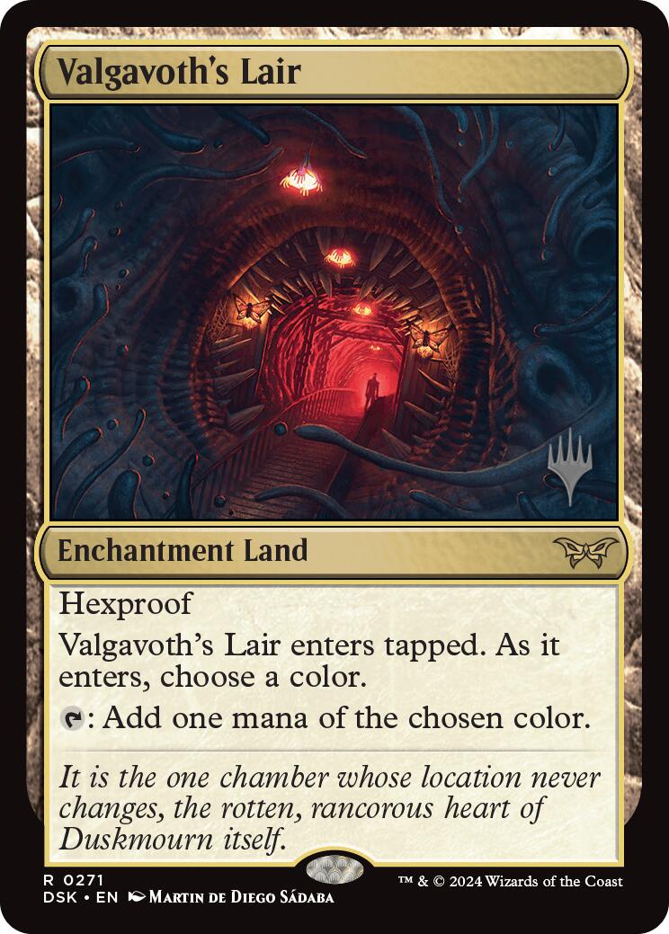 Valgavoth's Lair (Promo Pack) [Duskmourn: House of Horror Promos] | Dumpster Cat Games