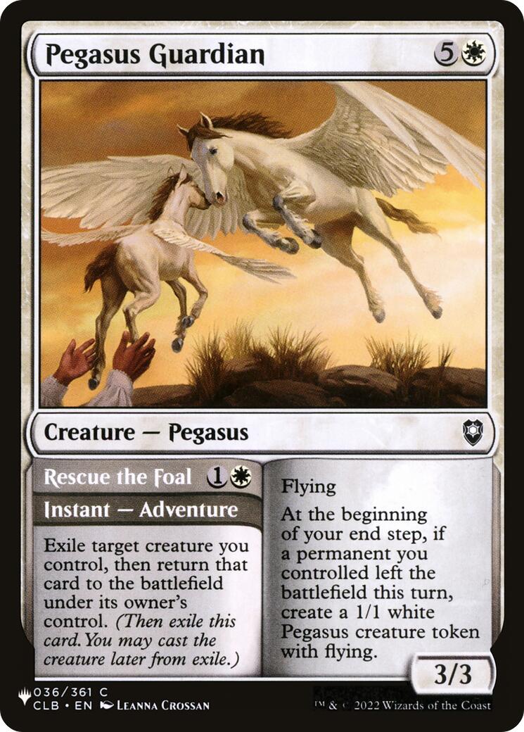 Pegasus Guardian [The List] | Dumpster Cat Games