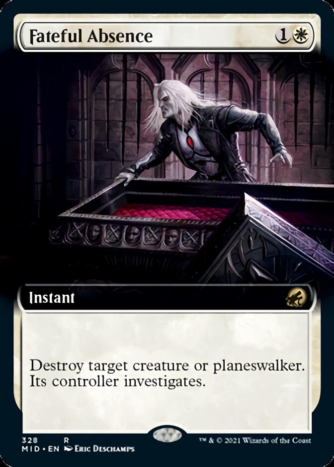 Fateful Absence (Extended Art) [Innistrad: Midnight Hunt] | Dumpster Cat Games