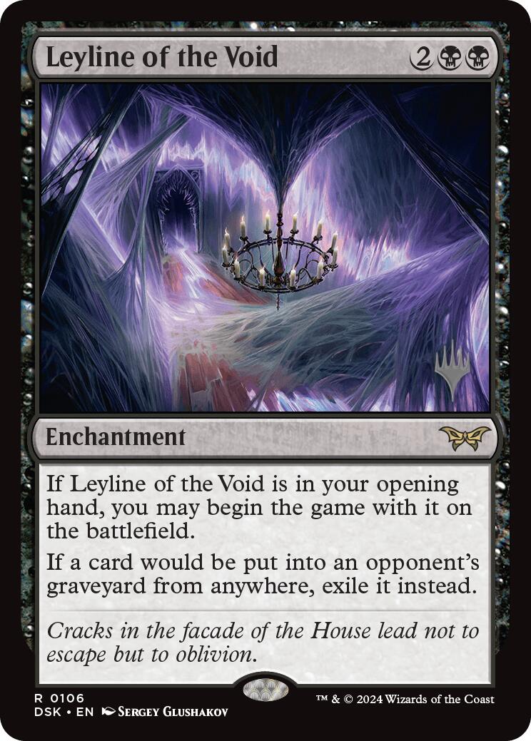 Leyline of the Void (Promo Pack) [Duskmourn: House of Horror Promos] | Dumpster Cat Games