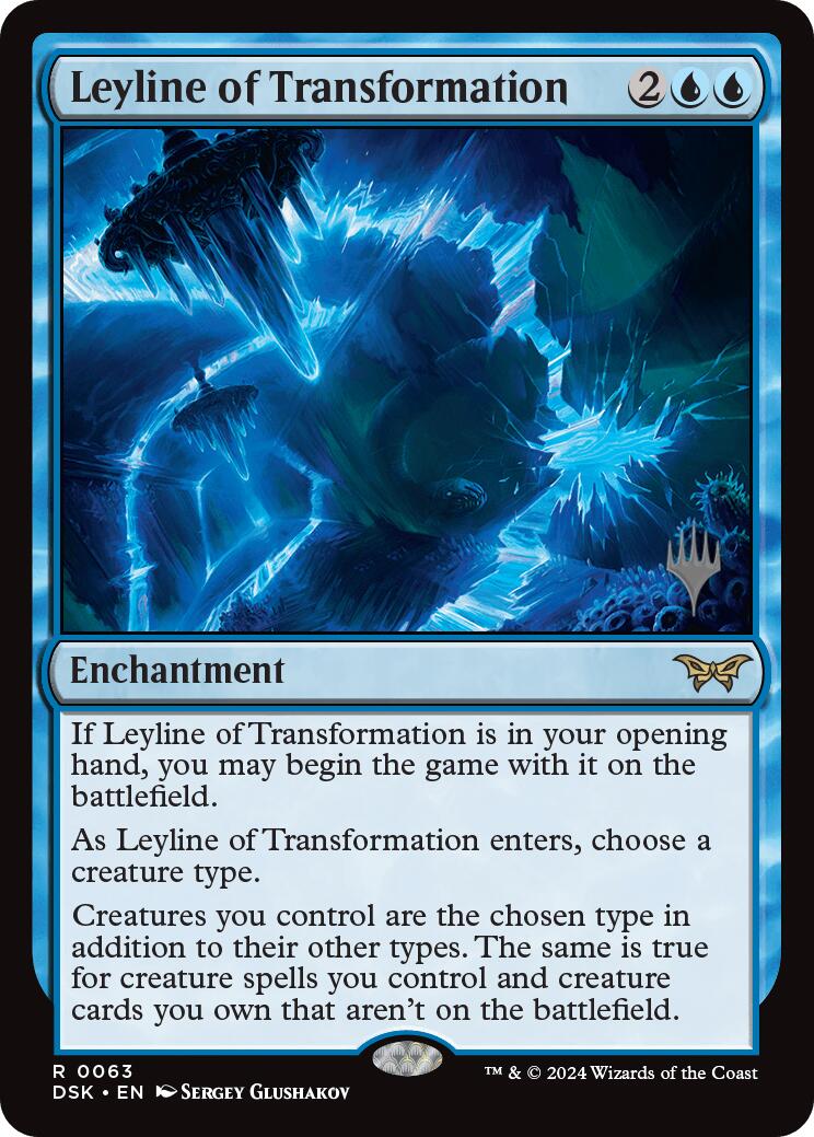 Leyline of Transformation (Promo Pack) [Duskmourn: House of Horror Promos] | Dumpster Cat Games