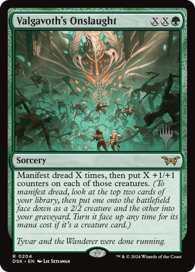 Valgavoth's Onslaught (Promo Pack) [Duskmourn: House of Horror Promos] | Dumpster Cat Games