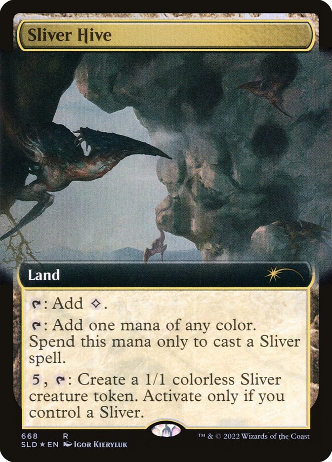 Sliver Hive (Extended Art) [Secret Lair Drop Promos] | Dumpster Cat Games