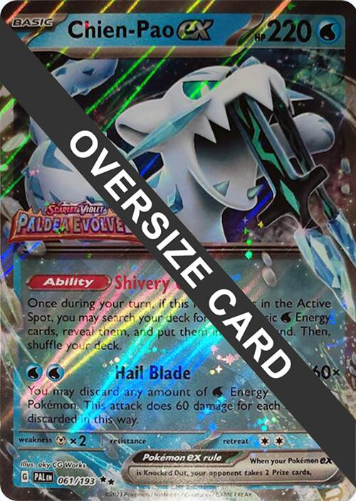 Chien-Pao ex (061/193) (Jumbo) [Scarlet & Violet: Black Star Promos] | Dumpster Cat Games