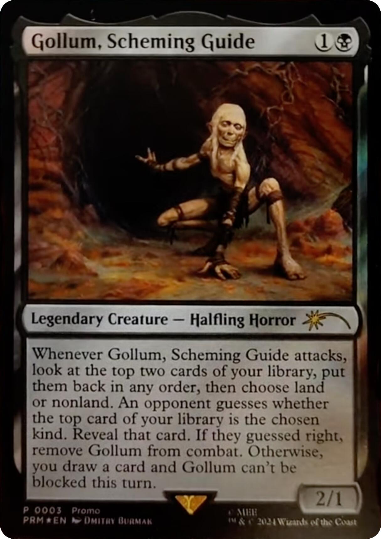 Gollum, Scheming Guide [Resale Promos] | Dumpster Cat Games