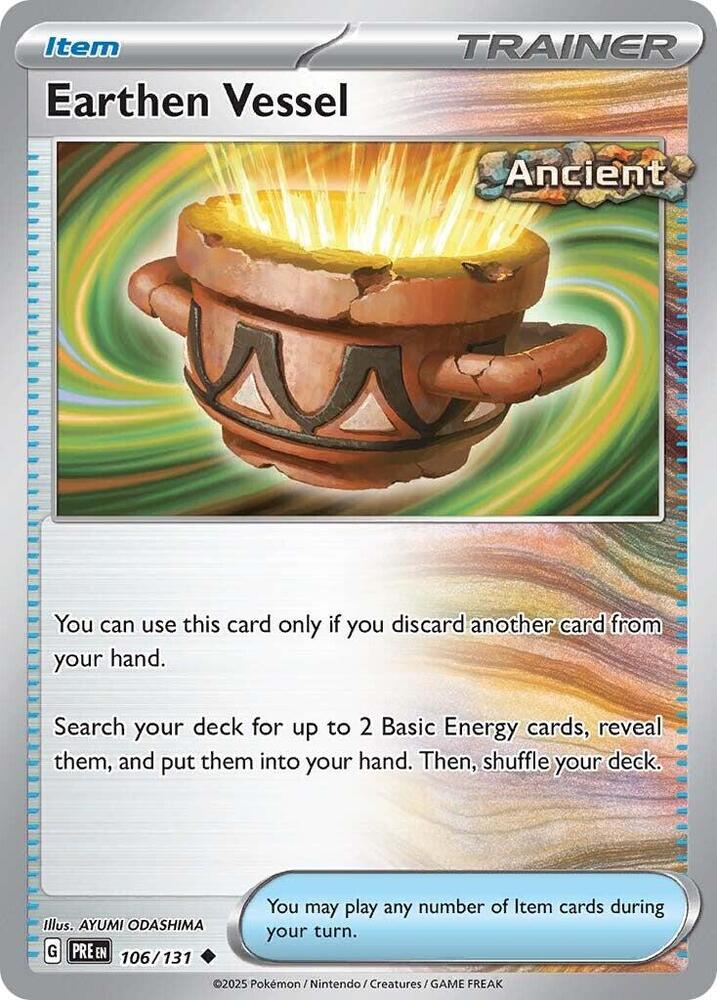 Earthen Vessel (106/131) [Scarlet & Violet: Prismatic Evolutions] | Dumpster Cat Games