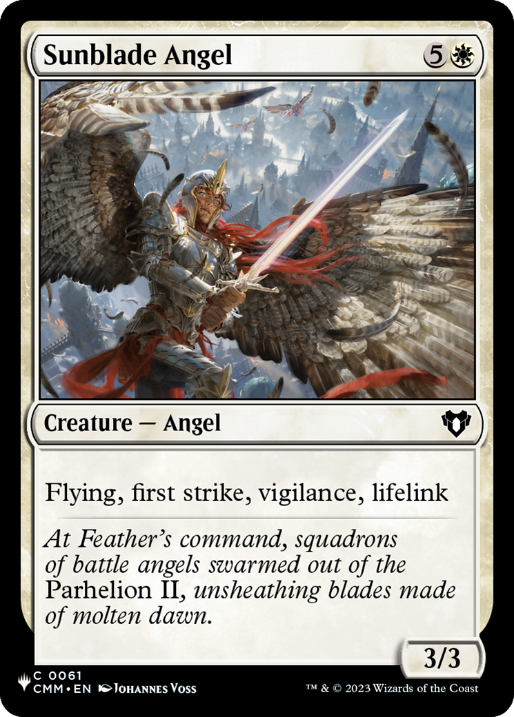 Sunblade Angel [The List] | Dumpster Cat Games