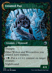 Hound Tamer // Untamed Pup (Showcase Equinox) [Innistrad: Midnight Hunt] | Dumpster Cat Games