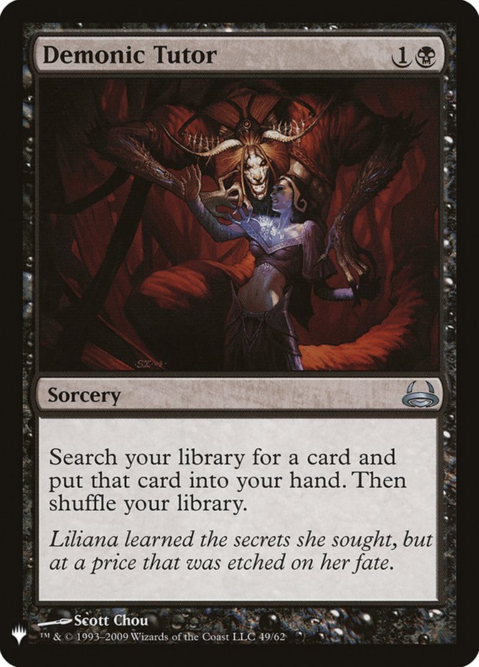 Demonic Tutor [Mystery Booster] | Dumpster Cat Games