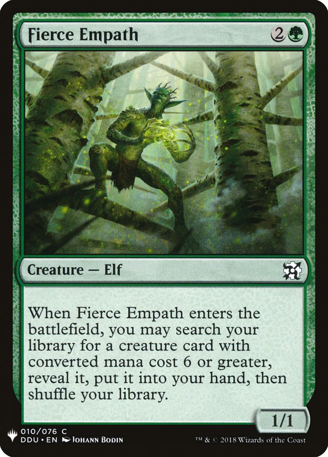 Fierce Empath [Mystery Booster] | Dumpster Cat Games