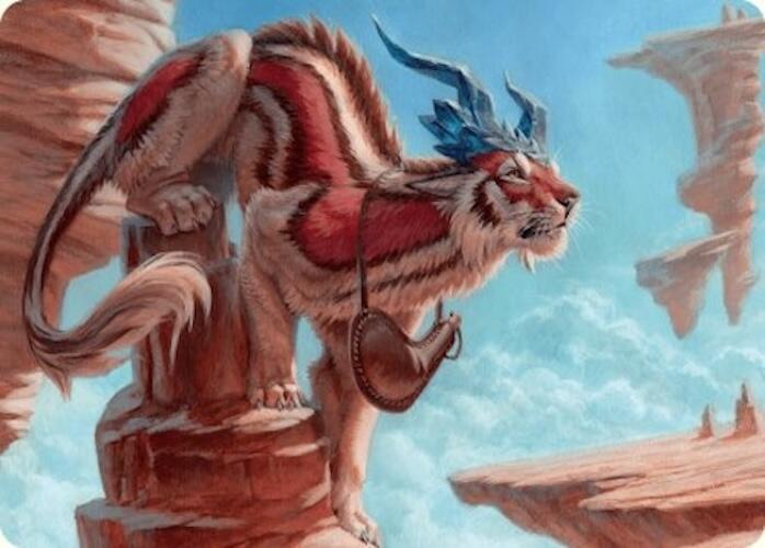 Felidar Savior Art Card (3/54) [Foundations Art Series] | Dumpster Cat Games