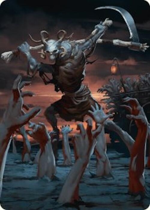 Abyssal Harvester Art Card (34/54) [Foundations Art Series] | Dumpster Cat Games