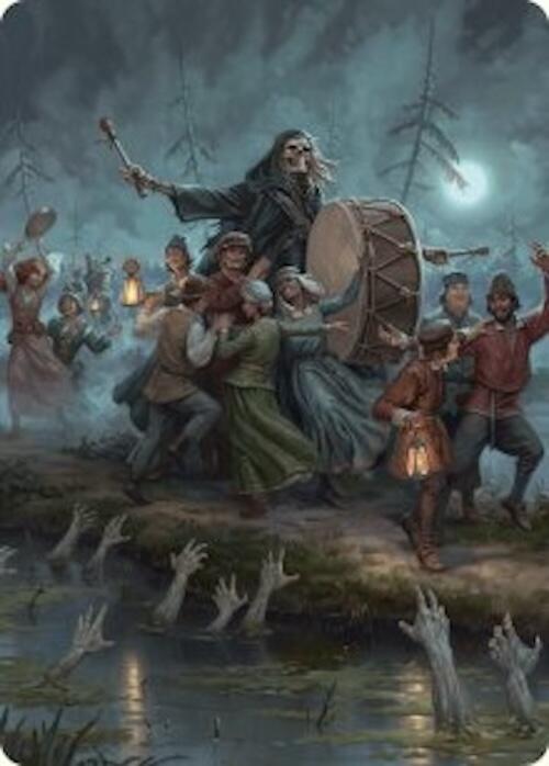 Blasphemous Edict Art Card (35/54) [Foundations Art Series] | Dumpster Cat Games