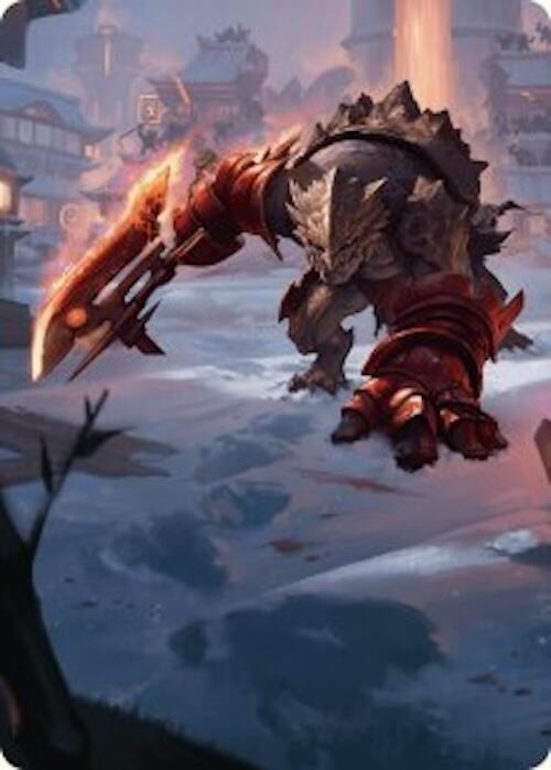 Searslicer Goblin Art Card (39/54) [Foundations Art Series] | Dumpster Cat Games